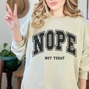 NOPE CREWNECK SWEATER